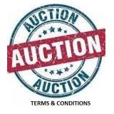 Auction Terms & Conditions Auction Terms & Conditions