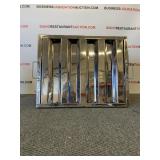 (6) Pcs Serv - Ware Stainless Steel Baffle Filter (6) Pcs Serv - Ware Stainless Steel Baffle Filter