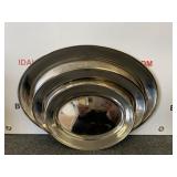 Oval Aluminum Presentation Serving Platters (new) Oval Aluminum Presentation Serving Platters (new)