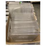 Box Of Plastic Cambro Lids