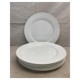 (6) White Cashmere Fine Bone Dinner Plates (6) White Cashmere Fine Bone Dinner Plates
