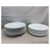 Assorted White (9) Bowls & (9) Plates