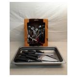 Assortment Of Cooking Utensils And Knives