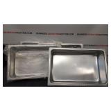 6" Stainless steel hotel pans (4) 6" Stainless steel hotel pans (4)