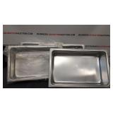 6" Stainless steel hotel pans (4)