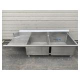 Commercial Stainless Double Sink