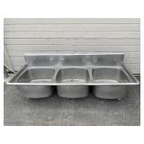 3 Compartment Sink Stainless Steel