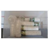 Plastic cups with lids Plastic cups with lids
