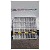 (5) White Refrigerator Shelves (5) White Refrigerator Shelves
