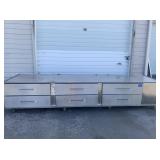 6 Drawer Low Boy Cooler, Refrigerated Chef Base