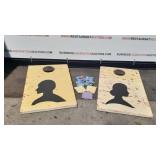 Mr & Mrs Bean Bag Toss Game