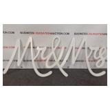Mr & Mrs Wood Signs Mr & Mrs Wood Signs