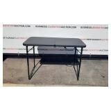 Black small folding table Black small folding table