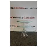 (3)Glass cake stands (3)Glass cake stands