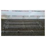 Stainless steel backs for wire racks Stainless steel backs for wire racks