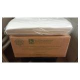 (500) White Flat Packs 16x16