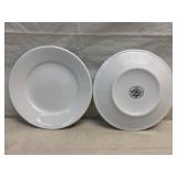 (24) White World Saucers (24) White World Saucers