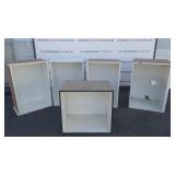 (5) Built In Shelving Units (5) Built In Shelving Units