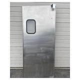 Swinging Stainless Steel Kitchen Door