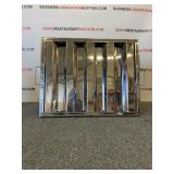 (6) 20in X 20in Ss Exhaust Hood Grease Filter (6) 20in X 20in Ss Exhaust Hood Grease Filter