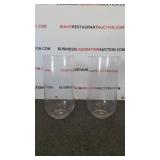 (2) Large Glass Vases (2) Large Glass Vases