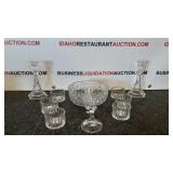 Assorted Crystal Clear Glassware Assorted Crystal Clear Glassware
