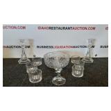 Assorted Crystal Clear Glassware