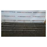 (5) Stainless Steel Backs For Wire Racks (5) Stainless Steel Backs For Wire Racks