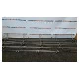 (5) Stainless Steel Backs For Wire Racks