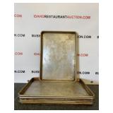 (6) Small Aluminum Sheet Pans (6) Small Aluminum Sheet Pans