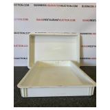 (2) Dough Bins 25in X 17in X 3in Deep (2) Dough Bins 25in X 17in X 3in Deep