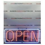 "open" Light Up Sign