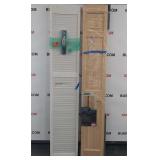 (2) Wood Panel Doors