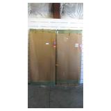 (2) patio screen doors