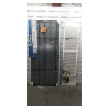 (1) Metal framed screen door (1)bifold door