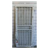 Heavy duty metal screen door