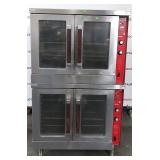 Vulcan Double Stacked Natural Gas Ovens Vulcan Double Stacked Natural Gas Ovens