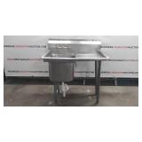 Stainless steel sink with side table Stainless steel sink with side table