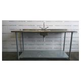 Stainless Steel Table With Sink