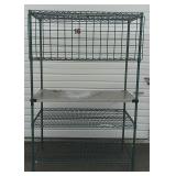 4 Shelf Metal Rack