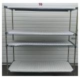 4 Shelf Metal Rack