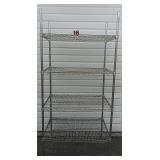 4 Shelf Metal Rack