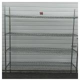 4 Shelf Metal Rack 4 Shelf Metal Rack