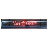 Neon Ice Cream Sign