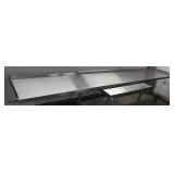Stainless Steel Wall Mount Shelf. Stainless Steel Wall Mount Shelf.