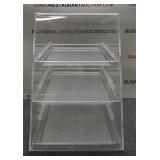 (3) Shelf Tier Food Display Case