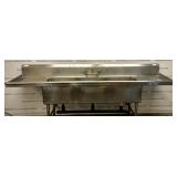 Stainless 3 Compartment Sink W/ Faucet Stainless 3 Compartment Sink W/ Faucet