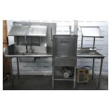Hobart Dish Washer With Side Tables/sink Hobart Dish Washer With Side Tables/sink