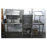 Hobart Dish Washer With Side Tables/sink