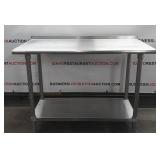 Stainless Steel Table With Under Shelf